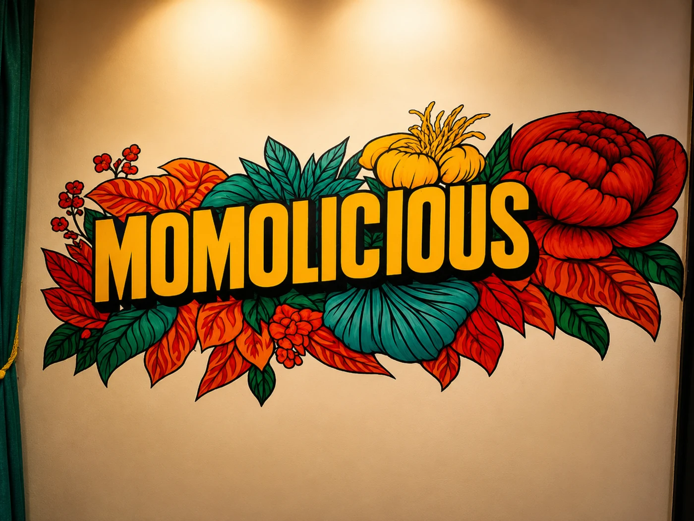 Themomolicious wall branding artwork